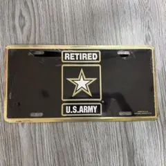 U.S. ARMY RETIRED プレート