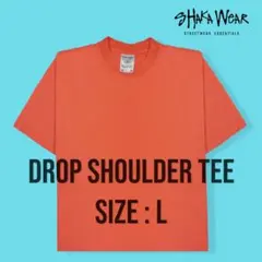 新品未使用品 シャカウェア ドロップショルダー ガーメントダイ Tシャツ ピーチ