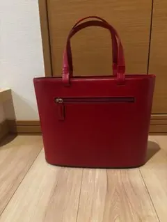 Courrèges paris ハンドバッグ レッド リボン ゴールド金具 - メルカリ