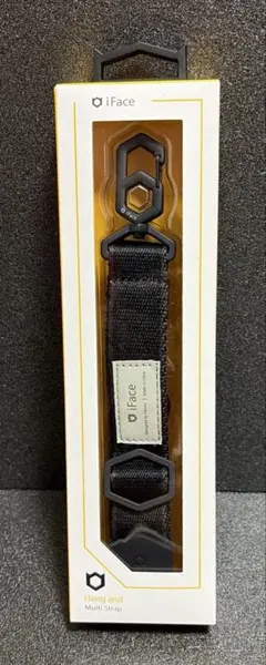 iFace Hang and Multi Strap マルチストラップ ブラックのサムネイル
