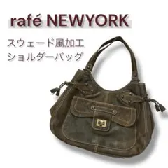 rafe NEWYORK　ラフェニューヨーク　スウェード調加工　ショルダーバッグ