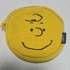 スヌーピー　チャーリーブラウン　顔型ラウンドポーチ SHIPS