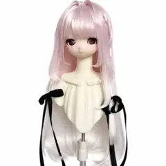 1/4ドール向け ロングツインテールウィッグ グラデーションカラー