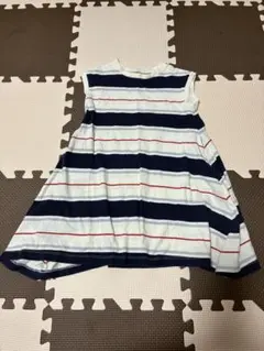 OCEAN&GROUND ストライプワンピース 90cmのサムネイル