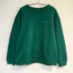 【エイチアンドエム】ルーズフィット トレーナー 刺繍ロゴ 長袖 裏起毛 L