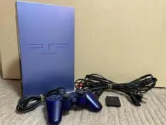 PS2 本体 ブルー