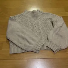 ベージュ☆。.:＊・゜ ニット タートルネック