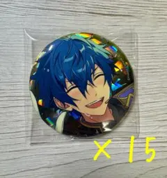 あんスタ　漣ジュン　ホログラム　缶バッジ　プロセカ　コラボ