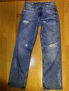 ナンバーナイン デニム パンツ ジーンズ ダメージ グランジ 復刻