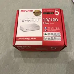 BUFFALO スイッチングハブ LSW4-TX-5EPL/WHD