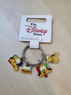 希少 Disney Store プルート 4連キーホルダー ヴィンテージ