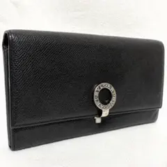 ブルガリ　長財布　ビーゼロワン　サークルロゴ留具　クリップ　レザー　ブラックのサムネイル