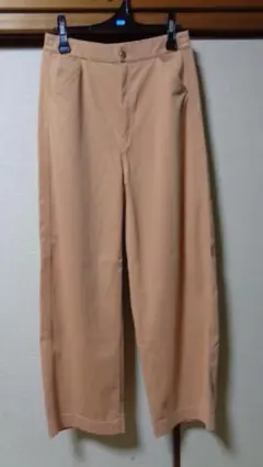 送料込み・未使用 ユニクロ ワイドフィットカーブツイルジャージーパンツ L