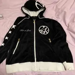 Tribe of Gold フード付きパーカー 黒