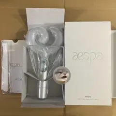 【トレカ無し／未使用】aespa OFFICIAL FANLIGHT ver.2