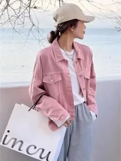 デニム生地ジージャン☆秋冬カジュアル女子会コーデに最適