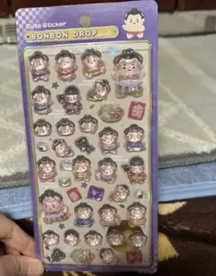 ボンボンドロップ シール 和柄　お相撲さん