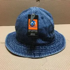 新品 ニューハッタン メトロハットのダークブルーデニム S/M