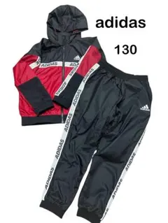 アディダス　130 上下　ウーブンジャケット　ウィンドブレーカー　シャカ