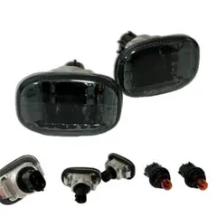 トヨタ サイドマーカー オレンジバルブ付 スモークレンズ ハリアー ラブ4