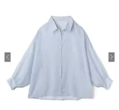 GRL ブルーシャツ　ブラウス