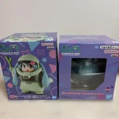 ガンダム45周年 × 初音ミク フィギュアザクぐるみ ハロスピーカーミクver.