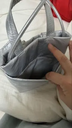 シルバー ミニショルダーバッグ