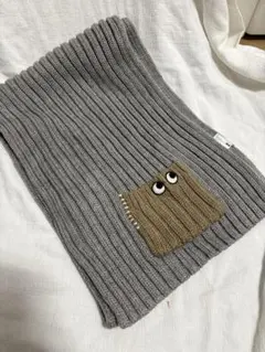 ユニクロ アニヤハインドマーチ マフラー グレー