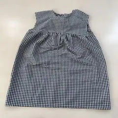 ノースリーブ ギンガムチェックワンピース 130