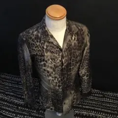 最終値下げ　トルネードマート　豹柄長袖シャツ