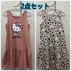 【H&M】キッズノースリーブワンピース 2点セット