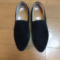 MODE ET JACOMO MANU 黒 スリッポン
