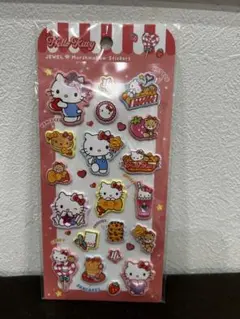 ハローキティ　ジュエルマシュマロステッカーズ シール