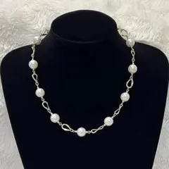 パールリンク　デザイン　ネックレス