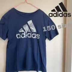 【美品】adidas Tシャツ　デカロゴ