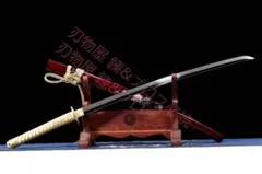 大波ツイスト模様 武士刀 鎏紋龍影 小烏丸 日本刀 模造刀 置物 居合