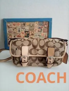 Coach モノグラムショルダーバッグ　60