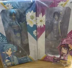 ソードアート・オンライン アスナ ユウキ 京友禅フィギュアセット SAO 特典付