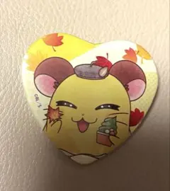 ● とっとこハム太郎 ちび丸ちゃん　ハート缶バッジ 京まふ　ハムタウンショップ