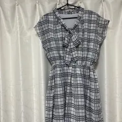 しまむら チェック柄 ワンピース