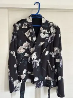 LAD フラワー柄ライダースジャケットのサムネイル