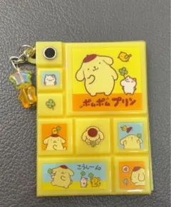 ポムポムプリン　シークレットタイルシール風ミニミラー