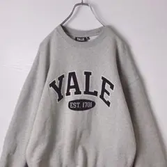 YALE スウェット　ビッグシルエット　トレーナー　メンズ　古着　裏起