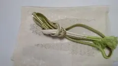 白の帯揚げ、帯締めのセット MJ11―339
