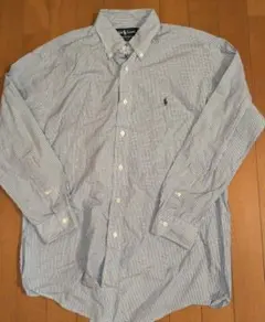 90s ラルフローレン YARMOUTH ギンガムチェック シャツ 39-82