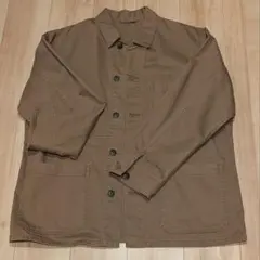 UNIQLO コットン100％ ユーティリティジャケット ブラウン XL