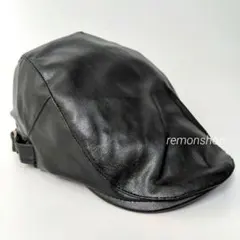 사냥 모자 가죽 블랙 남성 여성 모자 모자 세련된 모자