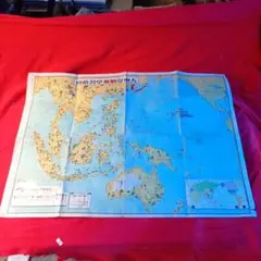 戦時中 大東亜戦果学習図絵 昭和19年 地図 資料 大東亜戦争 日本軍の進行