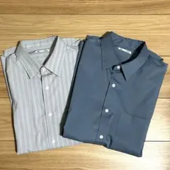 【まとめ売り】イージーケアブロードシャツ 長袖Mサイズ GU