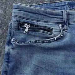 archive damage denim pants grunge y2k